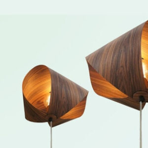 Lámpara doble en plástico