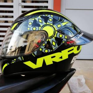 Alerón casco moto lado